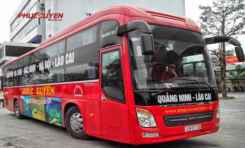 Xe giường nằm Móng Cái - Hạ Long - Sa Pa