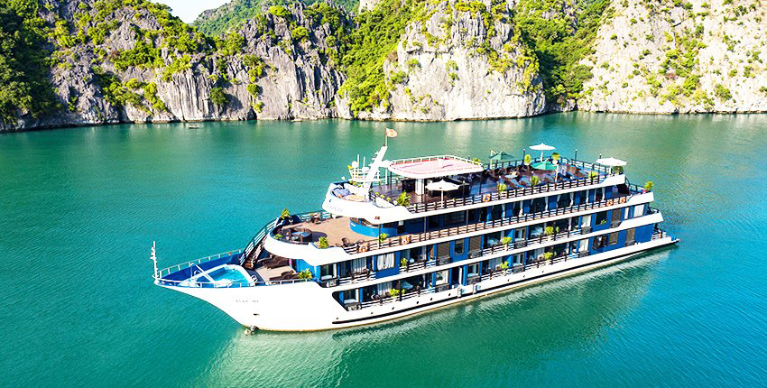 Du thuyền Rosy Vịnh Lan Hạ 2 ngày 1 đêm