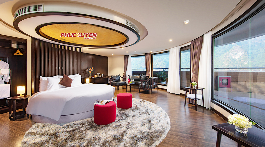 Hạng phòng VIP (Tổng thống 1) Du thuyền Scarlet Pearl